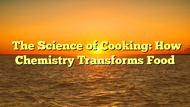 The Science of Cooking: How Chemistry Transforms Food